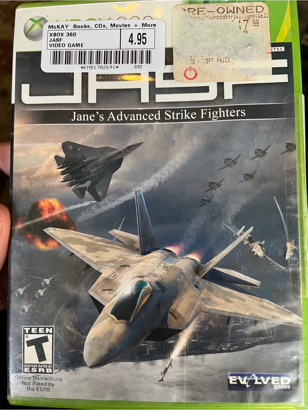 J.A.S.F.: Jane's Advanced Strike Fighters Xbox 360 Flight Combat Game